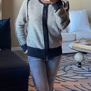 J.Crew Women Black Wool Cardigan. Size Small